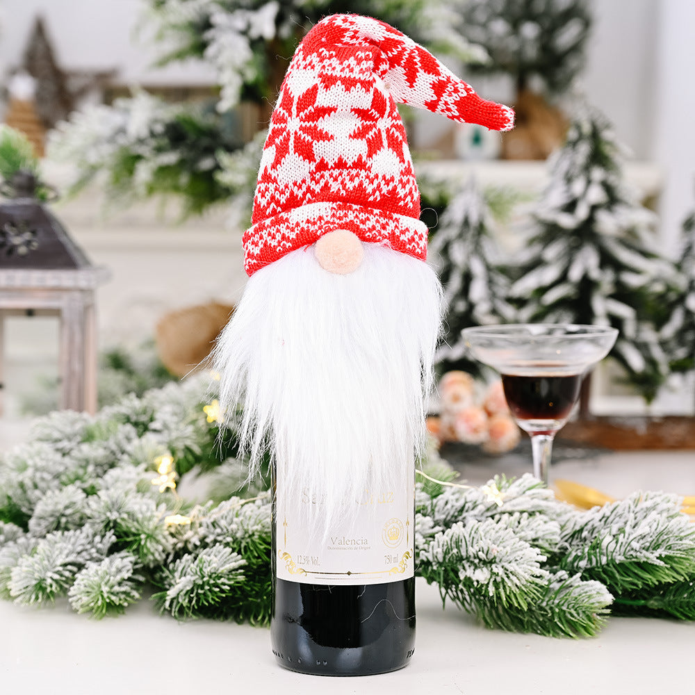 Christmas Wine Bottle Covers Showing Christmas Style | Confetti Living