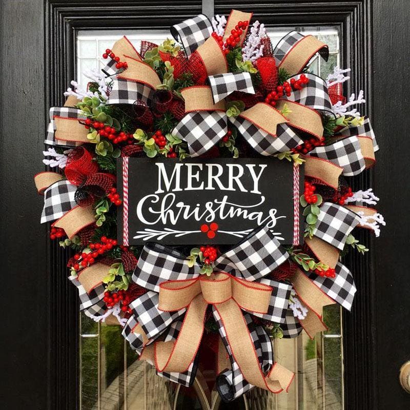 Christmas Bow Garland | Confetti Living