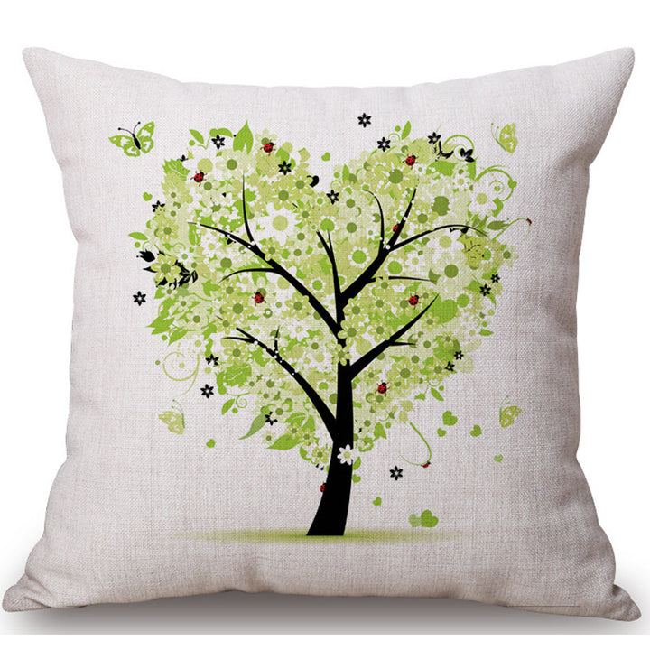 Cushion Cover Cotton with Tree Designs showing Style 11 | Confetti Living
