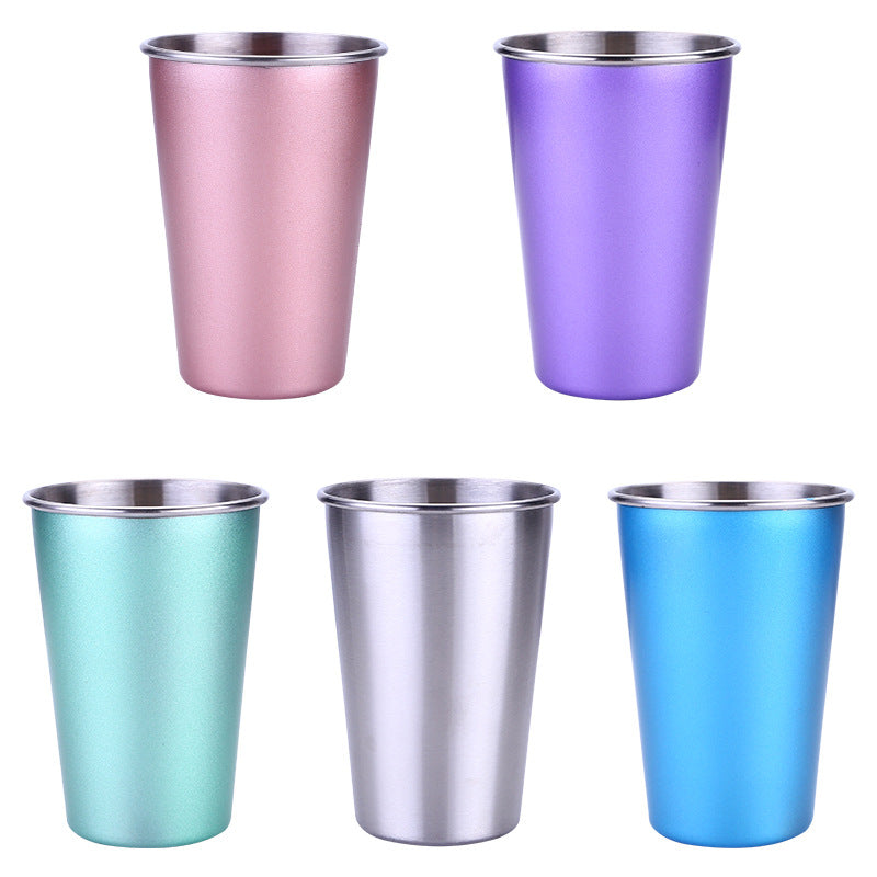 Home Bar Metallic Steel Travel Mug | Confetti Living