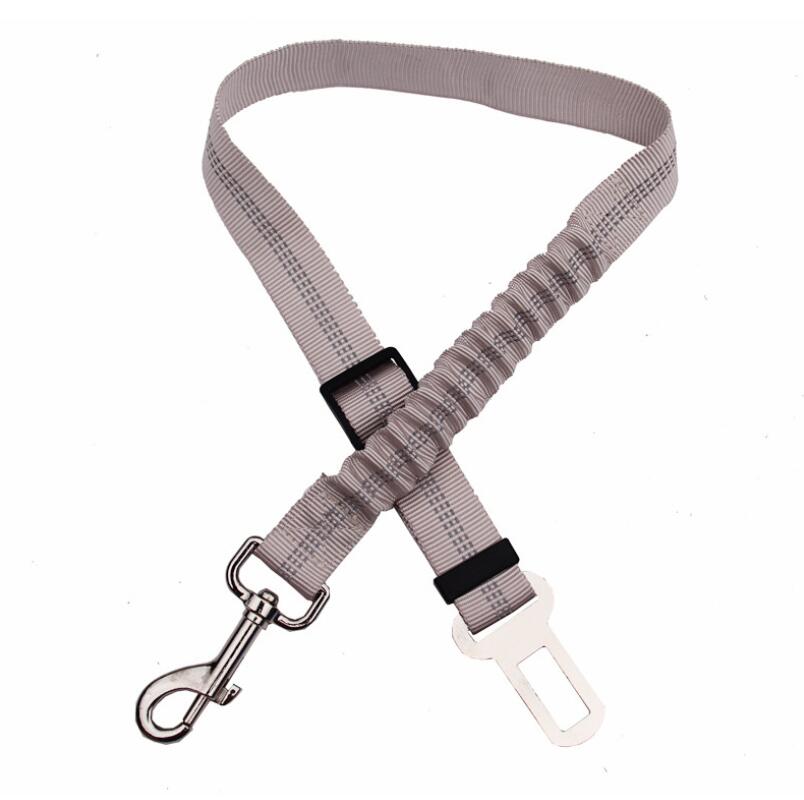 Adjustable Dog Seat Belt Grey | Confetti Living