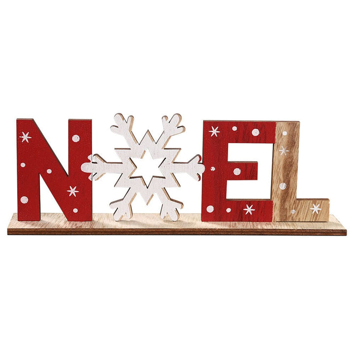 Christmas Wooden Ornaments showing Noel | Confetti Living
