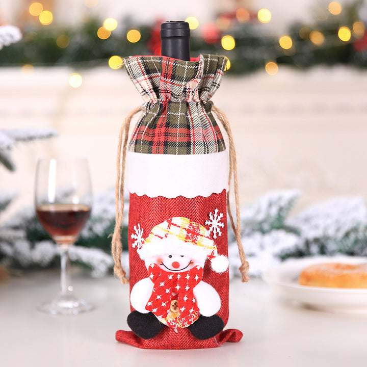 Christmas Wine Bottle Covers Showing Christmas Style | Confetti Living