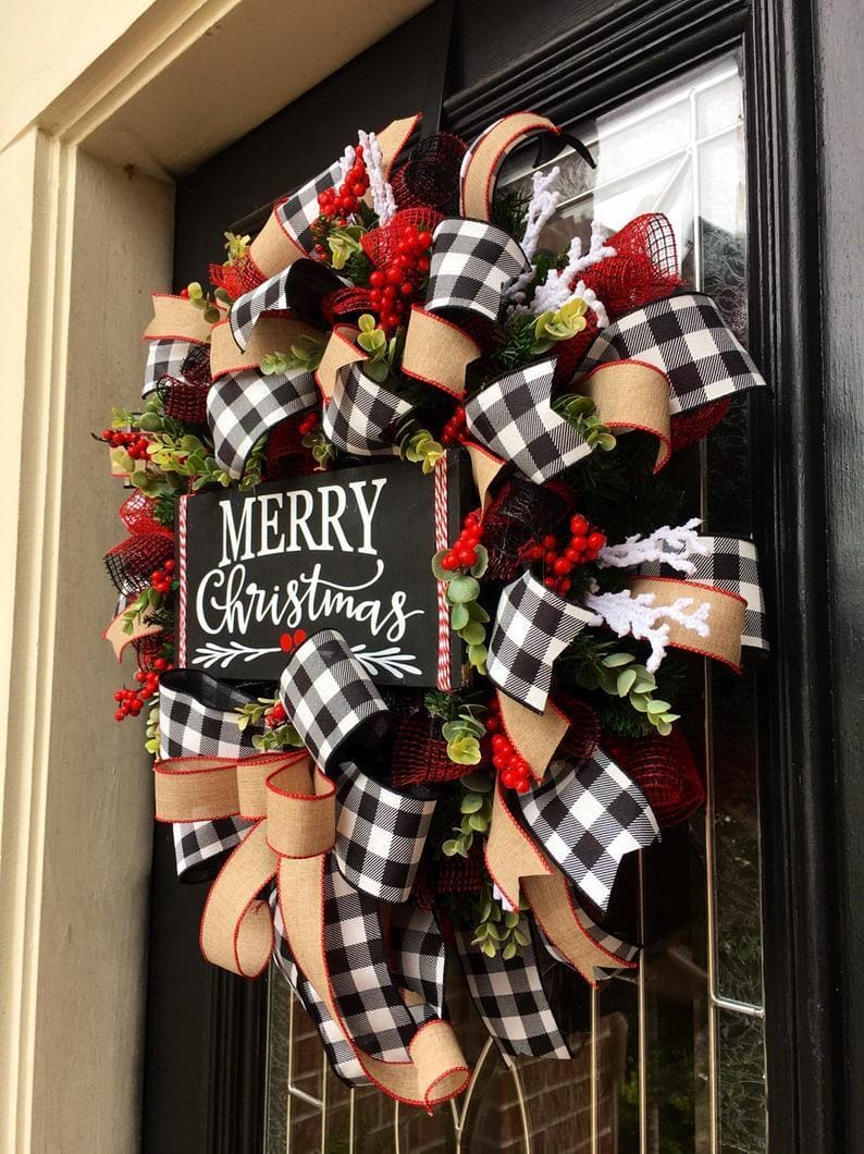 Christmas Bow Garland | Confetti Living