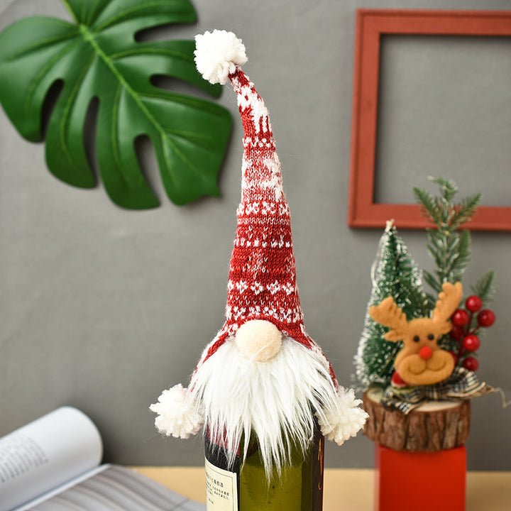 Christmas Wine Bottle Covers Showing Christmas Style | Confetti Living
