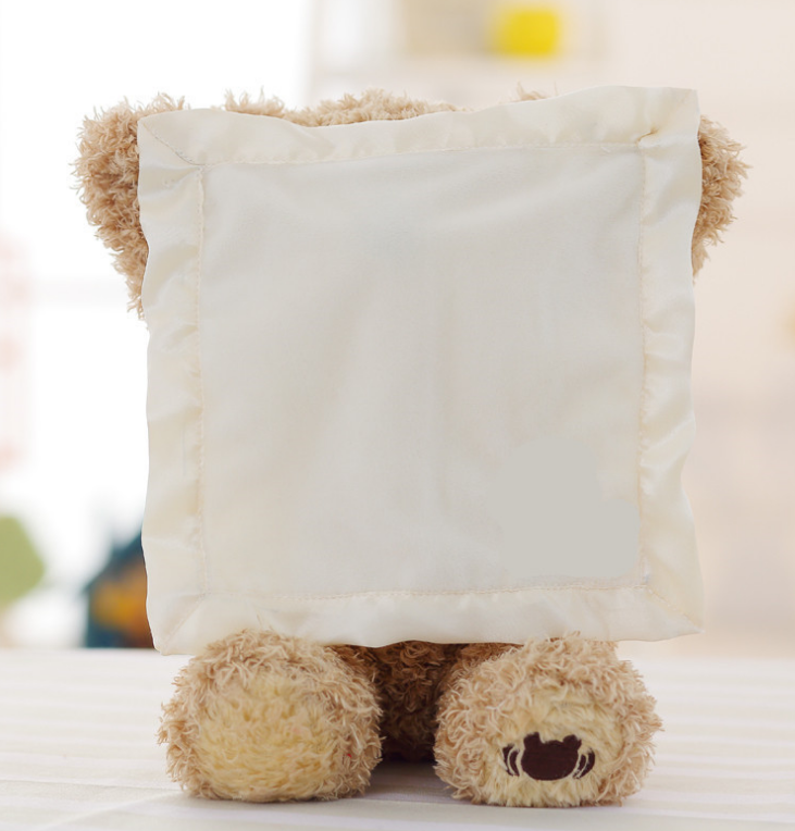 Plush Toys Interactive Hide And Seek Bear and Rabbit | Confetti Living