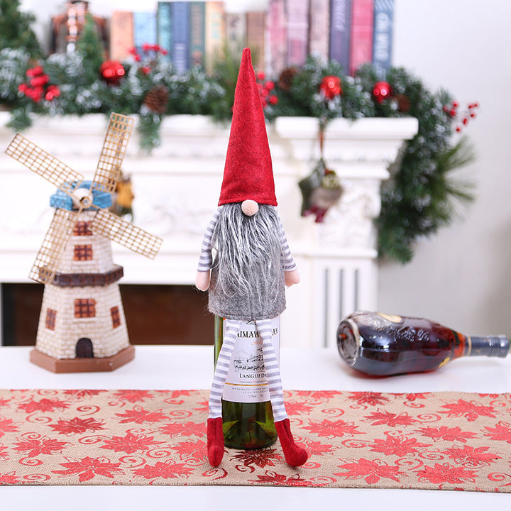 Christmas Wine Bottle Covers Showing Christmas Style | Confetti Living