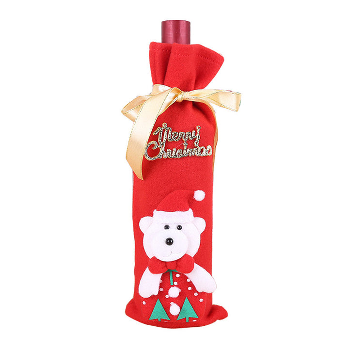 Christmas Wine Bottle Covers Showing Christmas Style | Confetti Living
