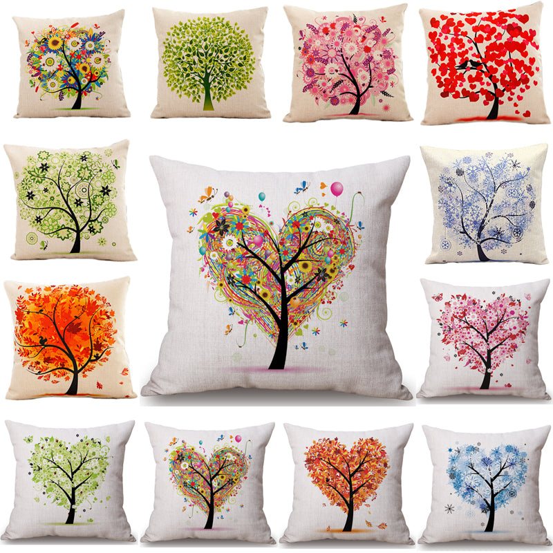 Cushion Cover Cotton with Tree Designs | Confetti Living
