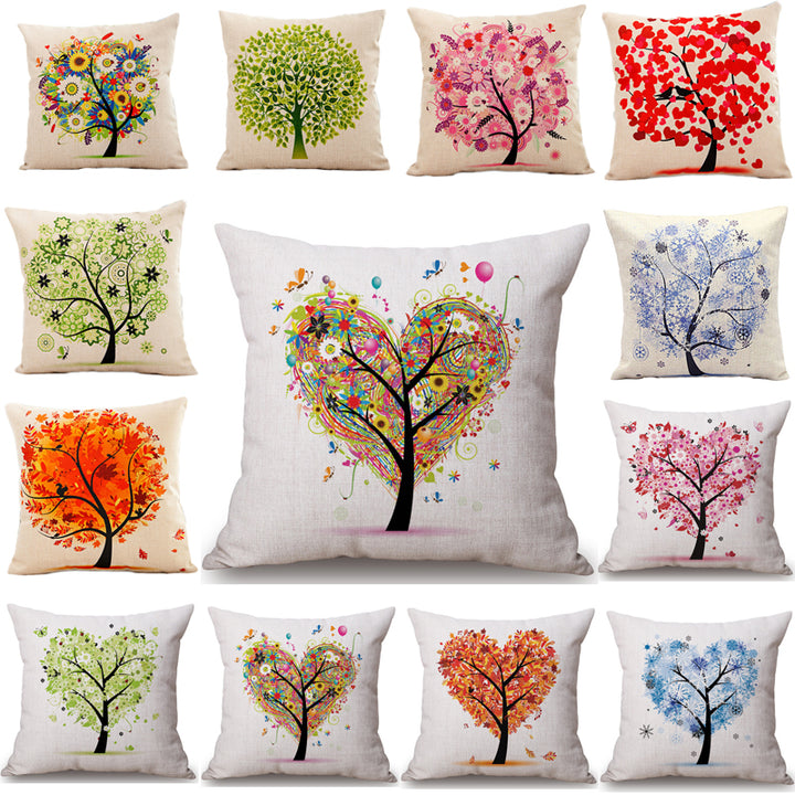 Cushion Cover Cotton with Tree Designs | Confetti Living