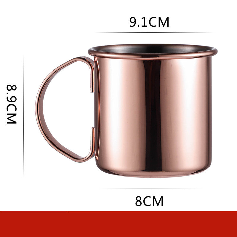Home Bar Scorpion Moscow Mule Mug Showing straight look with dimensions | Confetti Living