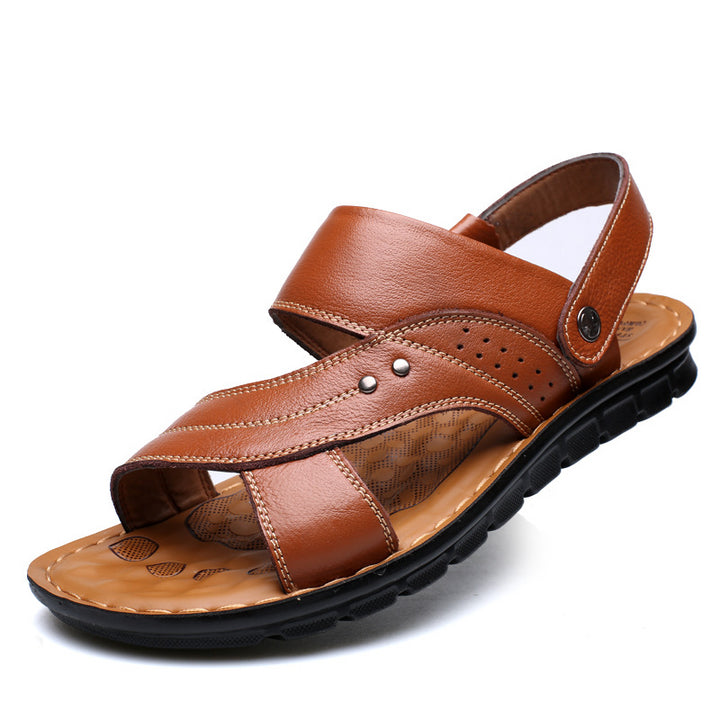 Men's Summer Sandals with Adjustable Back Strap Design