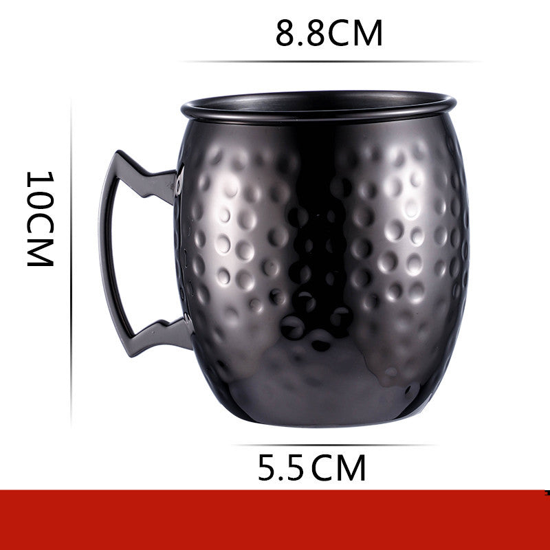 Home Bar Scorpion Moscow Mule Mug Showing Black with dimensions| Confetti Living