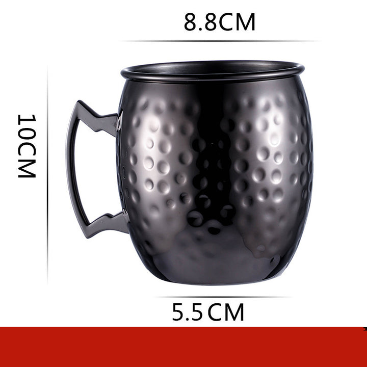 Home Bar Scorpion Moscow Mule Mug Showing Black with dimensions| Confetti Living