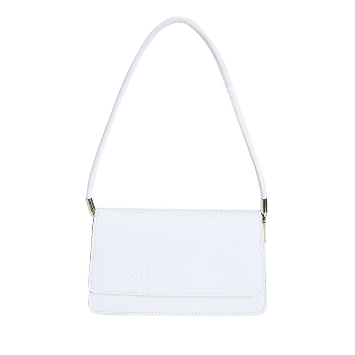 Retro Textured Shoulder Bag