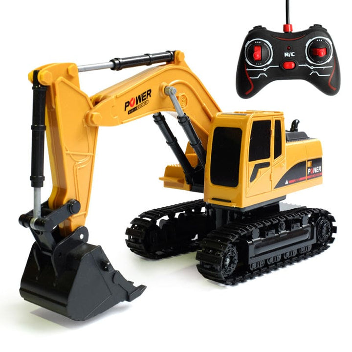 Remote Control Excavator Toy in Black | Confetti Living