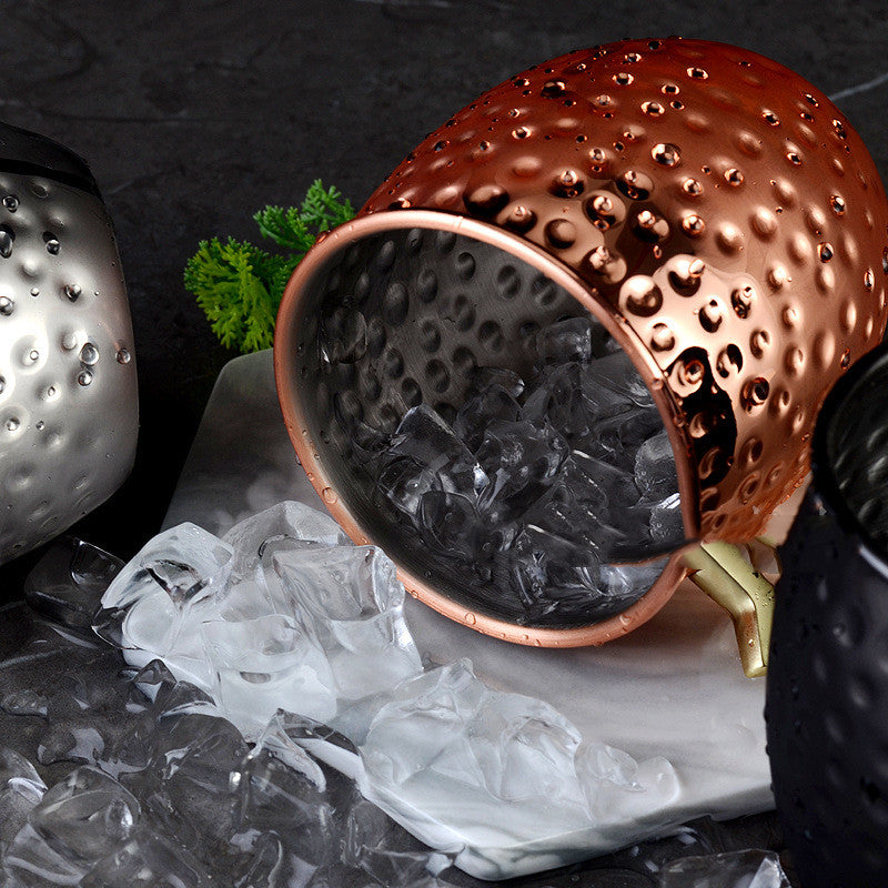 Home Bar Hammered Copper Moscow Mule Mug | Confetti Living