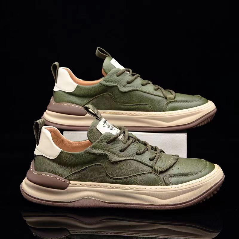 Men's Cowhide Leather Casual Shoes | Confetti Living