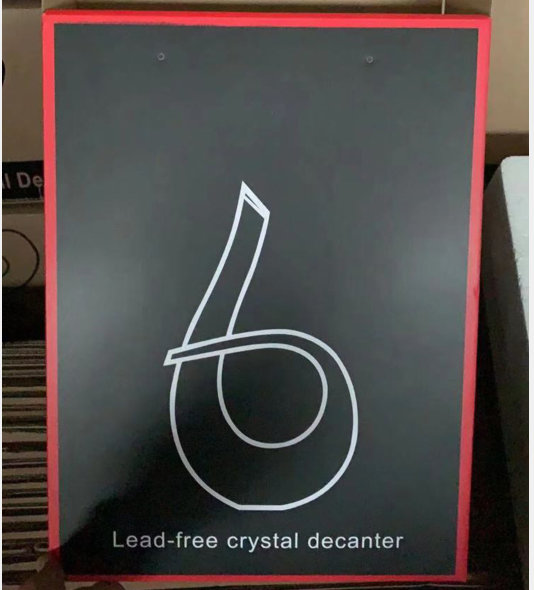 Home Bar Luxury Space Design Wine Decanter showing Style 6 Swirl Gift Box | Confetti Living