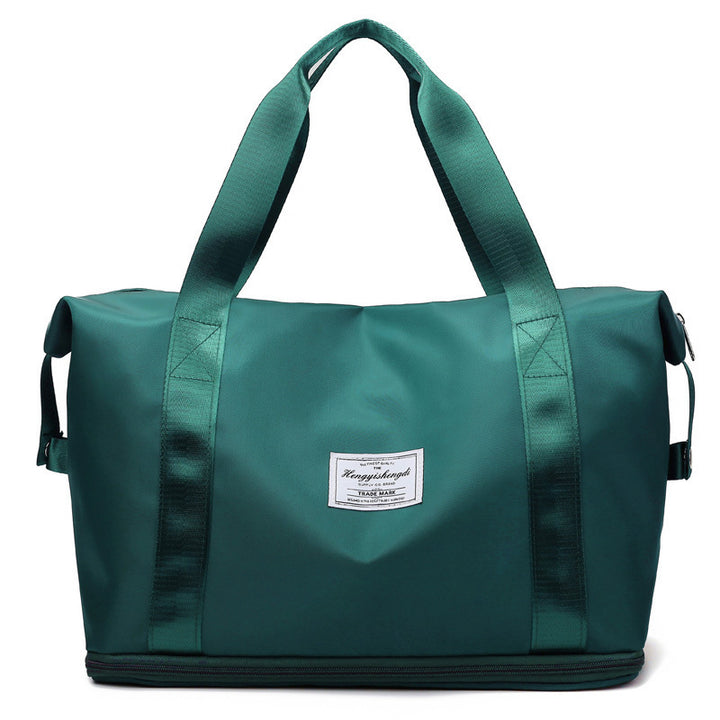 Women's Large Capacity Travel and Fitness Bag in Lake Green | Confetti Living