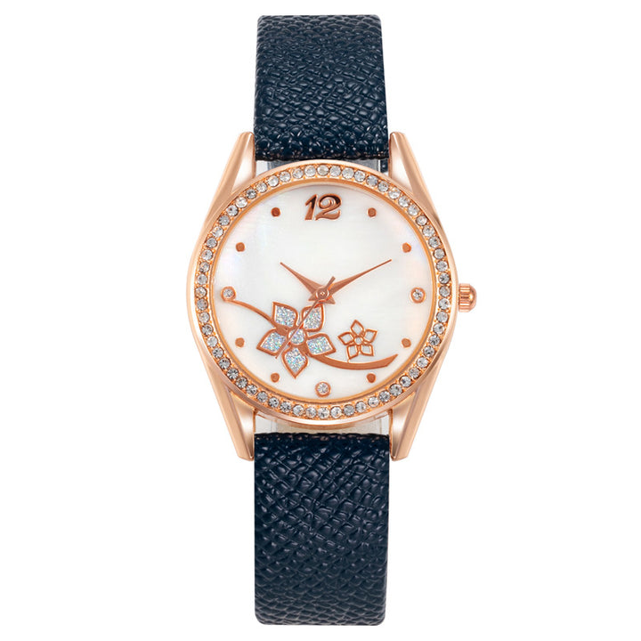 Women's Plaid Pattern Decorative Fashion Watch in Charcoal | Confetti Living