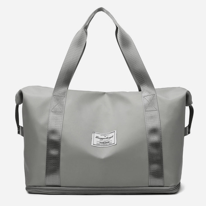 Women's Large Capacity Travel and Fitness Bag in Grey | Confetti Living
