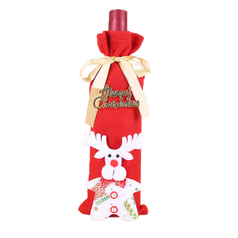 Christmas Wine Bottle Covers Showing Christmas Style | Confetti Living