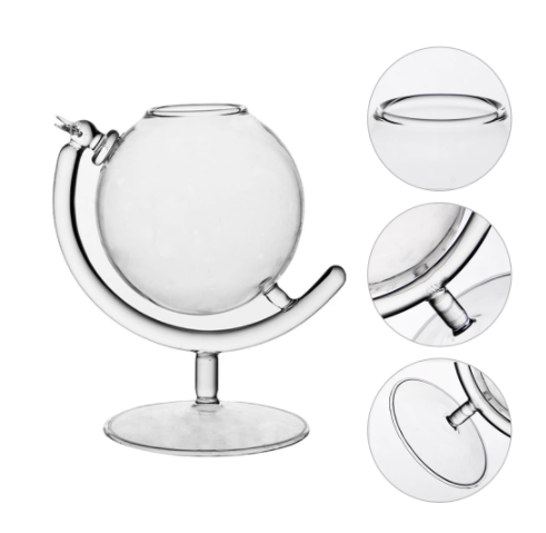 Home Bar Globe Cocktail Glass showing details | Confetti Living