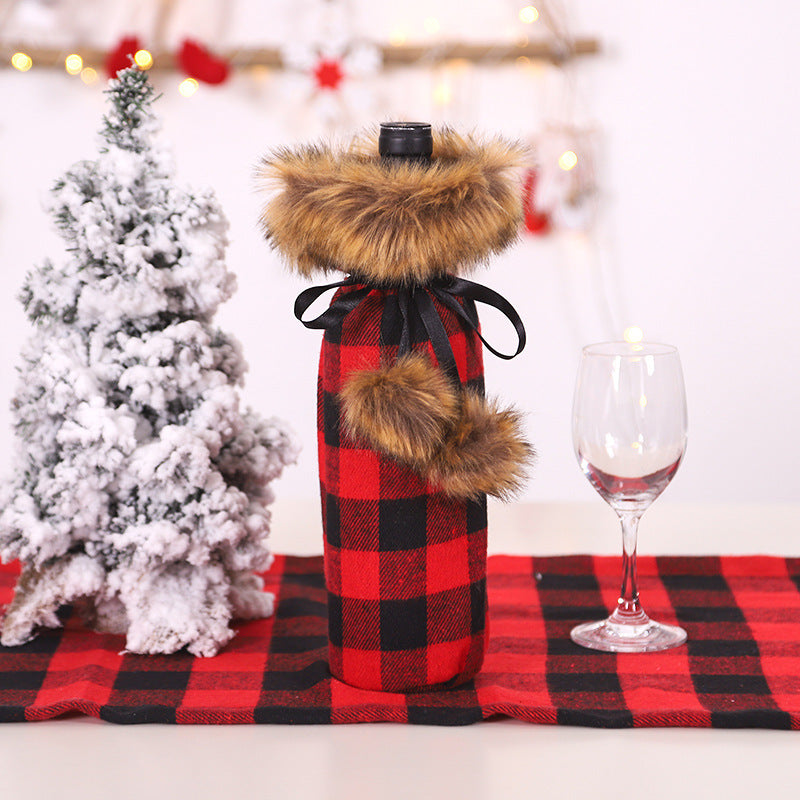 Christmas Wine Bottle Covers Showing Christmas Style | Confetti Living