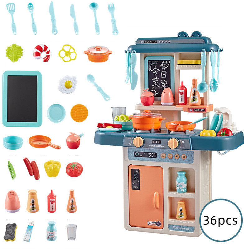 Children's Cooking Kitchen with Light And Sound Effects | Confetti Living