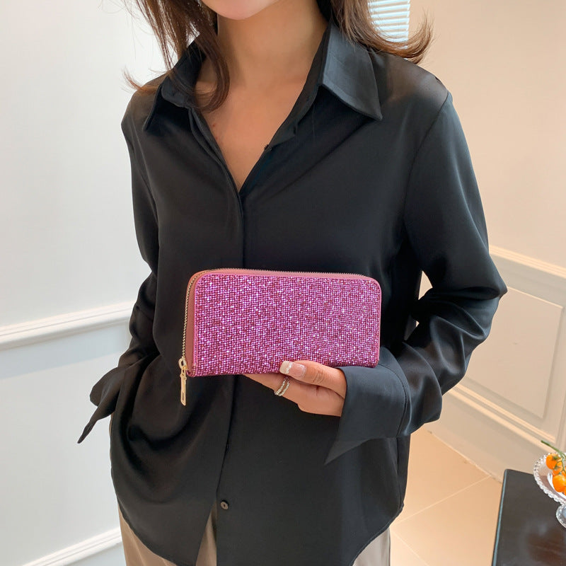 Women's Sequins Compact Clutch Bag | Confetti Living