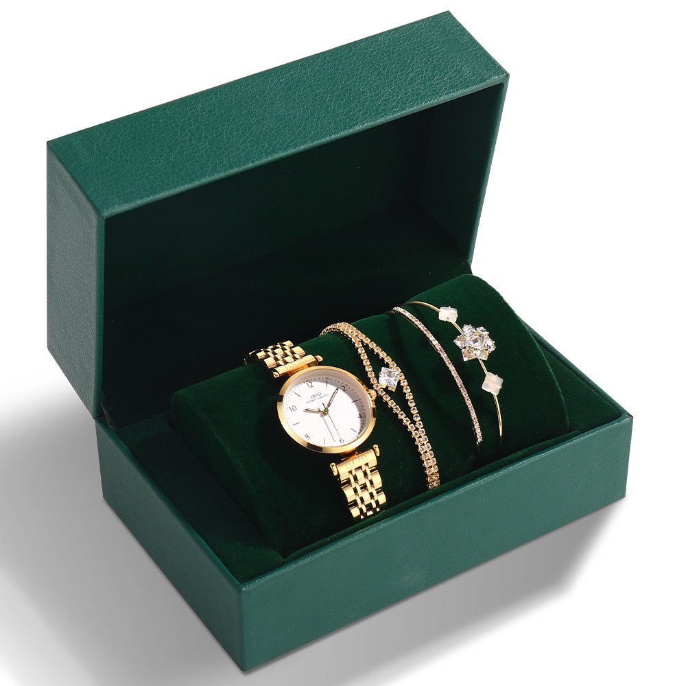 Women's Steel Band Watch Set | Confetti Living