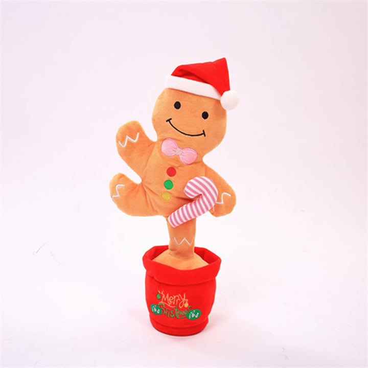 Christmas Dancing Plush Toys Gingerbread Man| Confetti Living