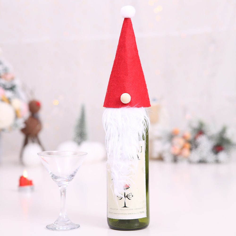 Christmas Wine Bottle Covers Showing Christmas Style | Confetti Living