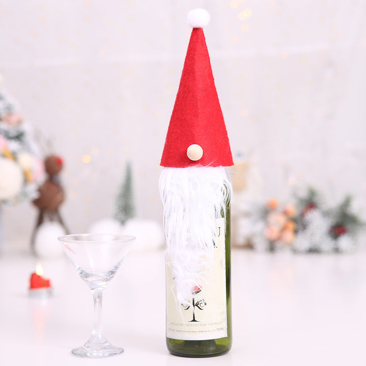 Christmas Wine Bottle Covers Showing Christmas Style | Confetti Living