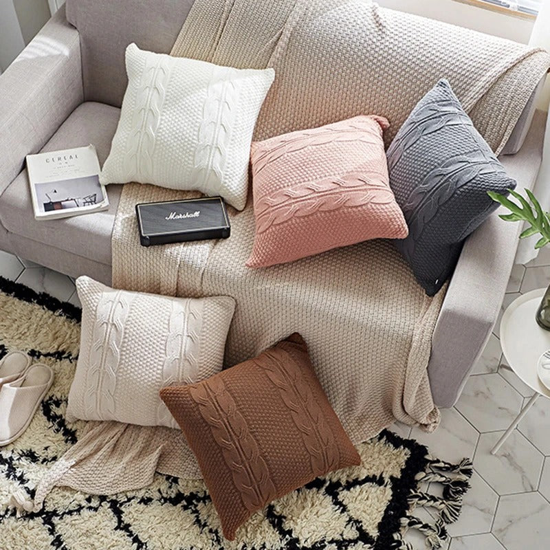 Cushion Cover Nordic Wool Knit Design | Confetti Living