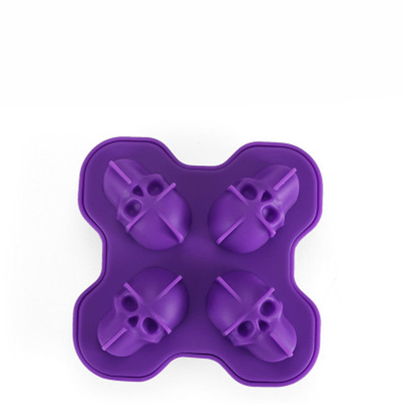 Barware Large Silicone Ice Cube Mould - Skull Shapes | Confetti Living