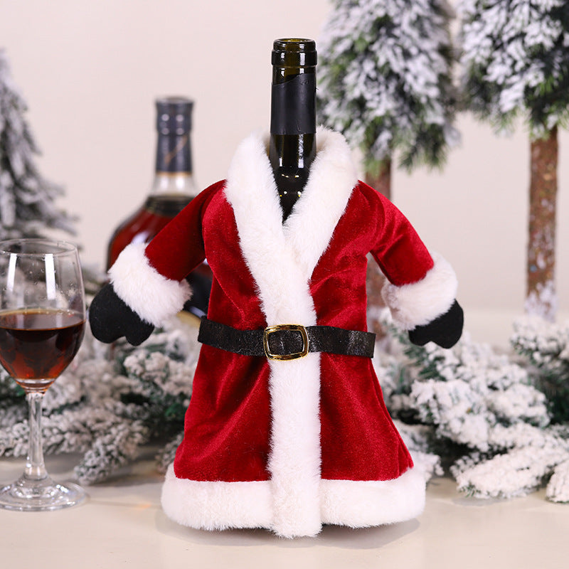 Christmas Wine Bottle Covers Showing Christmas Style | Confetti Living