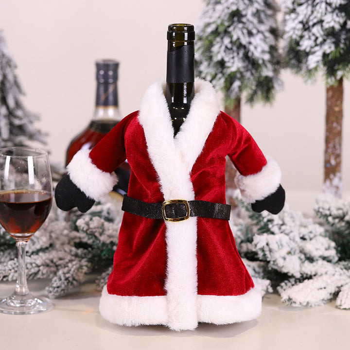 Christmas Wine Bottle Covers Showing Christmas Style | Confetti Living