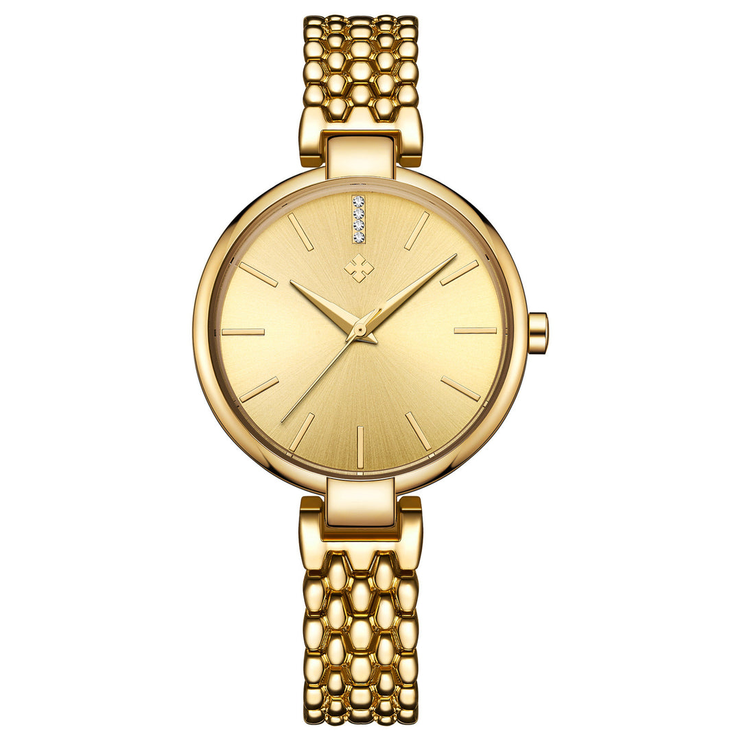 Women's Quartz Watch in Gold | Confetti Living