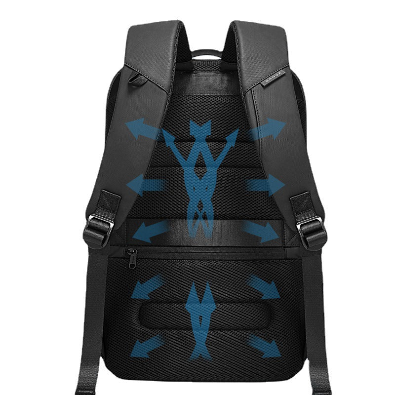Large Business Computer Backpack showing shoulder straps | Confetti Living