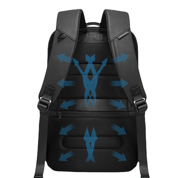 Large Business Computer Backpack showing shoulder straps | Confetti Living