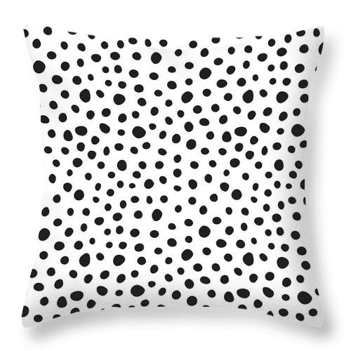 Cushion Cover Simple Black and White Designs showing Black Dots Style 11 | Confetti Living