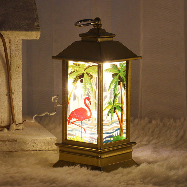 Christmas 3D Electronic Lanterns in Gold | Confetti Living