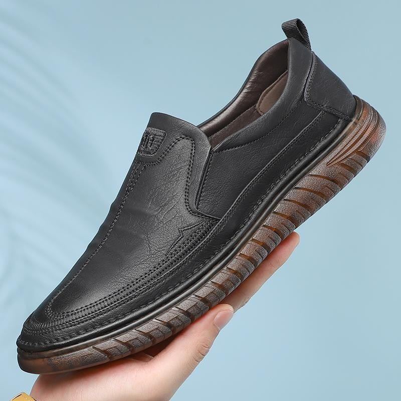 Men's All Seasons Leather Soft Bottom Shoes | Confetti Living