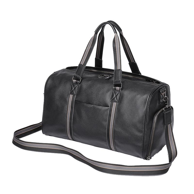 Multifunctional Back Leather Travel Bag - Large Capacity