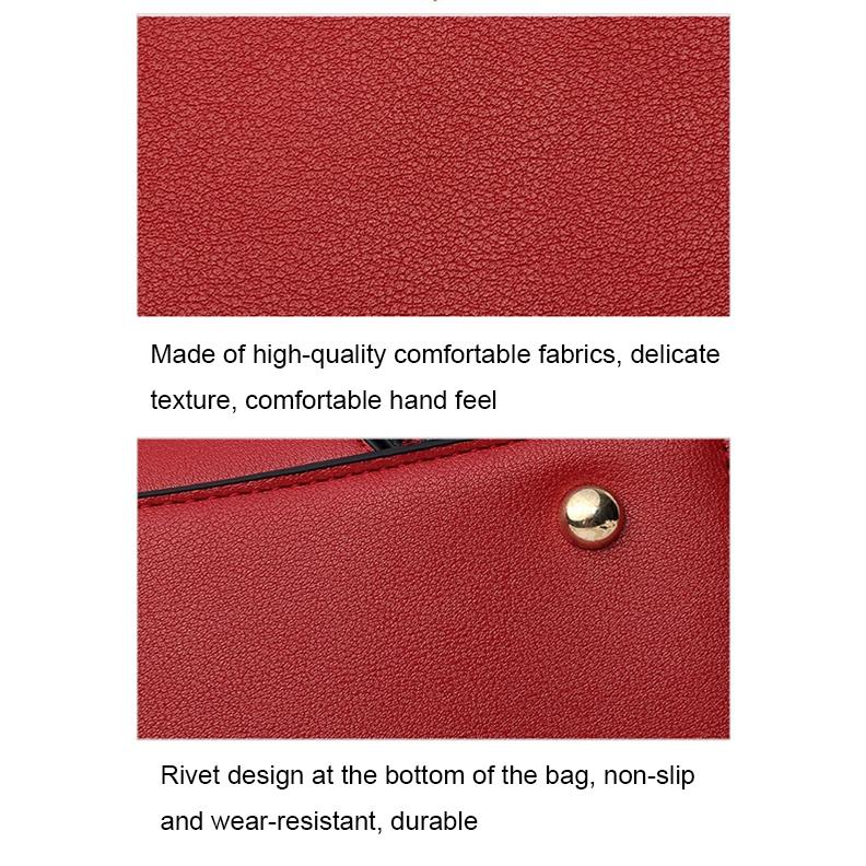 Colourblock Ladies Handbag - Pu Material - Purple