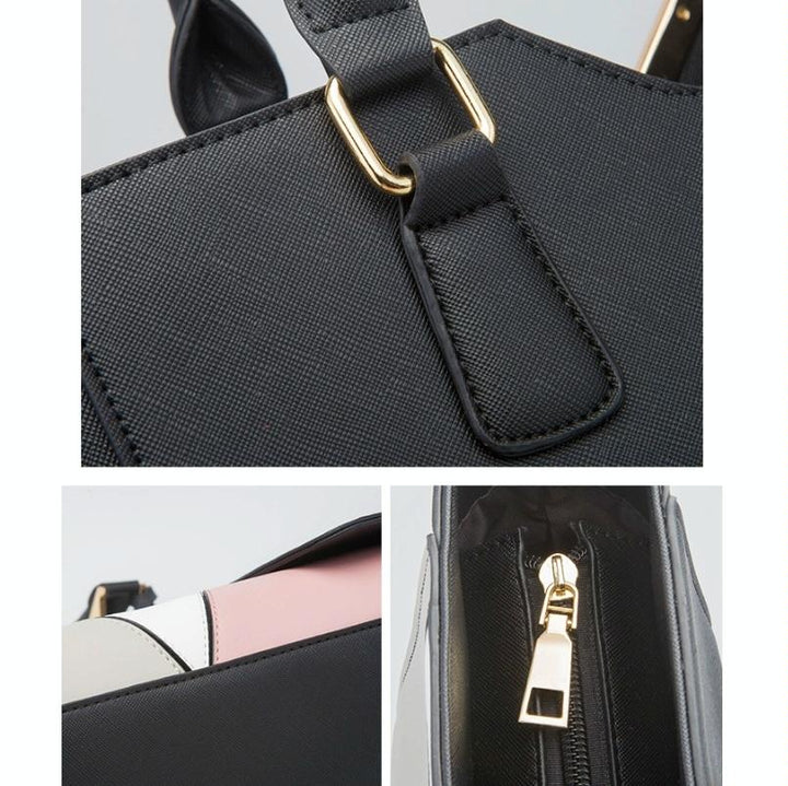 Women's Versatile Handbag Set - Yellow