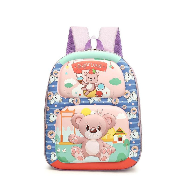 Kindergarten 3d Cartoon Monkey School Bag