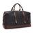 Men's Leather Duffel Bag - Black